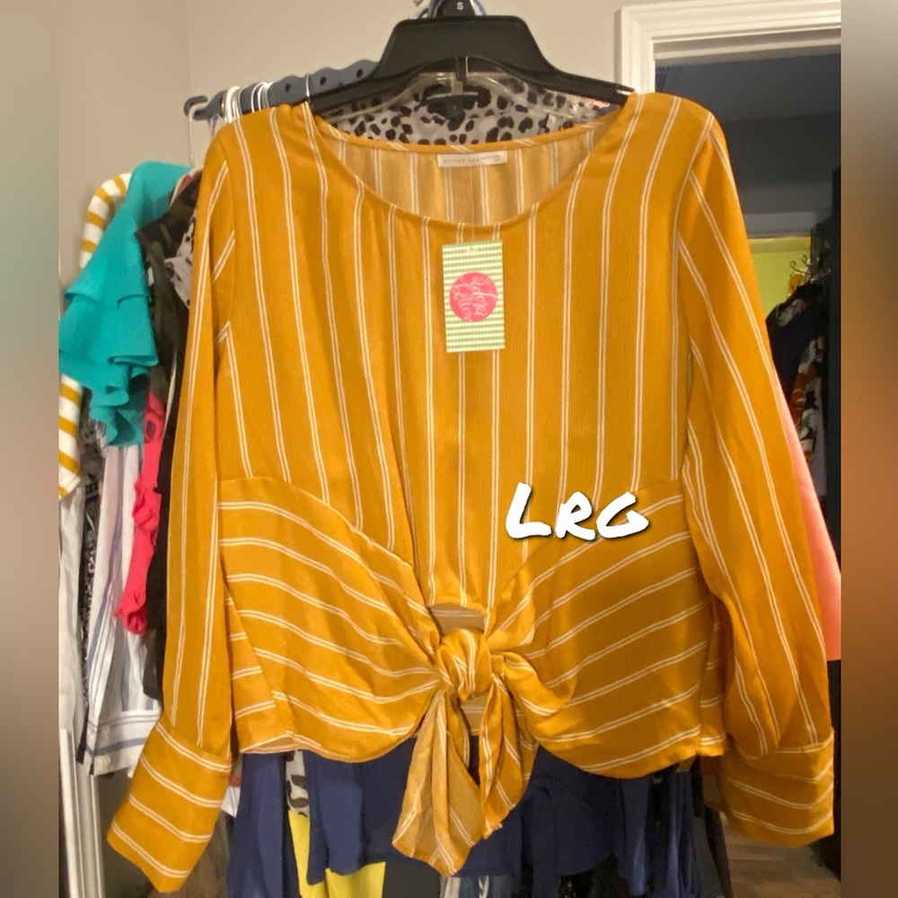 Nice new boutique blouse. Size large.